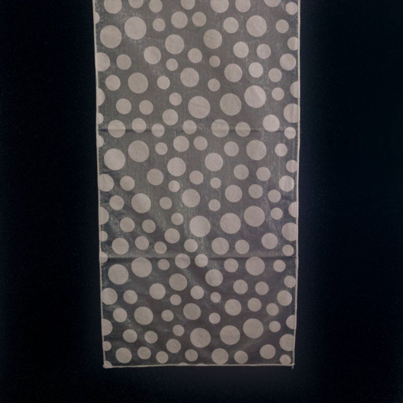 table runner - Peach Polka Dot