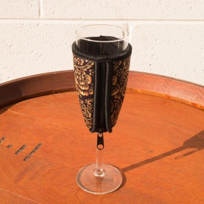 Neoprene Champagne Glass Cooler - Gold