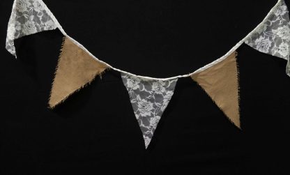 Hessian Bunting Flags