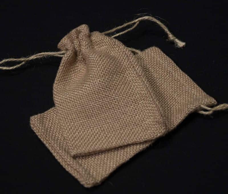 Hessian Favour Bag