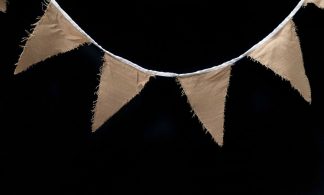 Hessian Bunting Flags