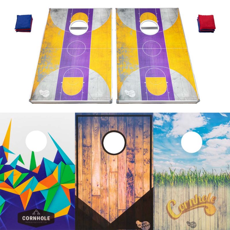 Cornhole Toss Game - Menu. Corn Hole Toss Bean Bag Party Game