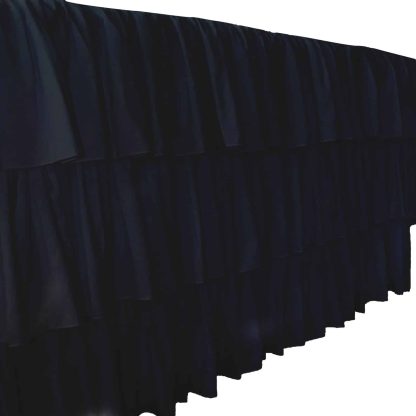 3 Tier Table Cloth - Black Side