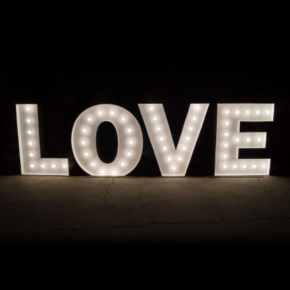 Marquee Love Light Up Letters