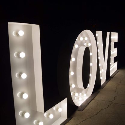Marquee Love Light Up Letters