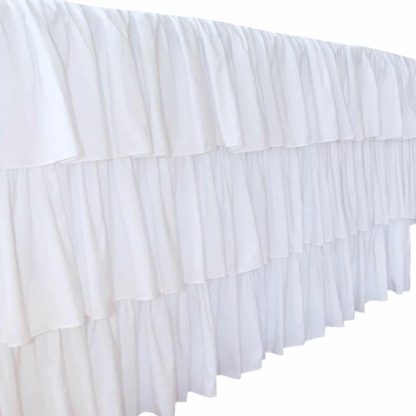 3 Tier Table Cloth - White Side