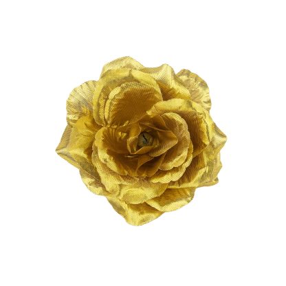 8.5cm Artificial Rose Heads - Gold