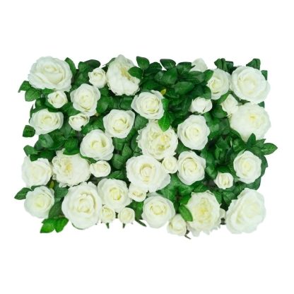 White Rose Flower Wall FW021