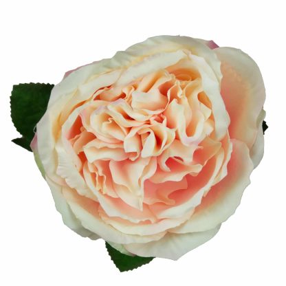14cm Artificial Austin Rose Single Top - Pink