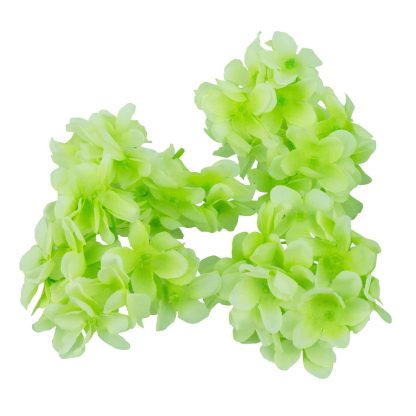 Artificial Hydrangea Flower Heads Multiple - Green