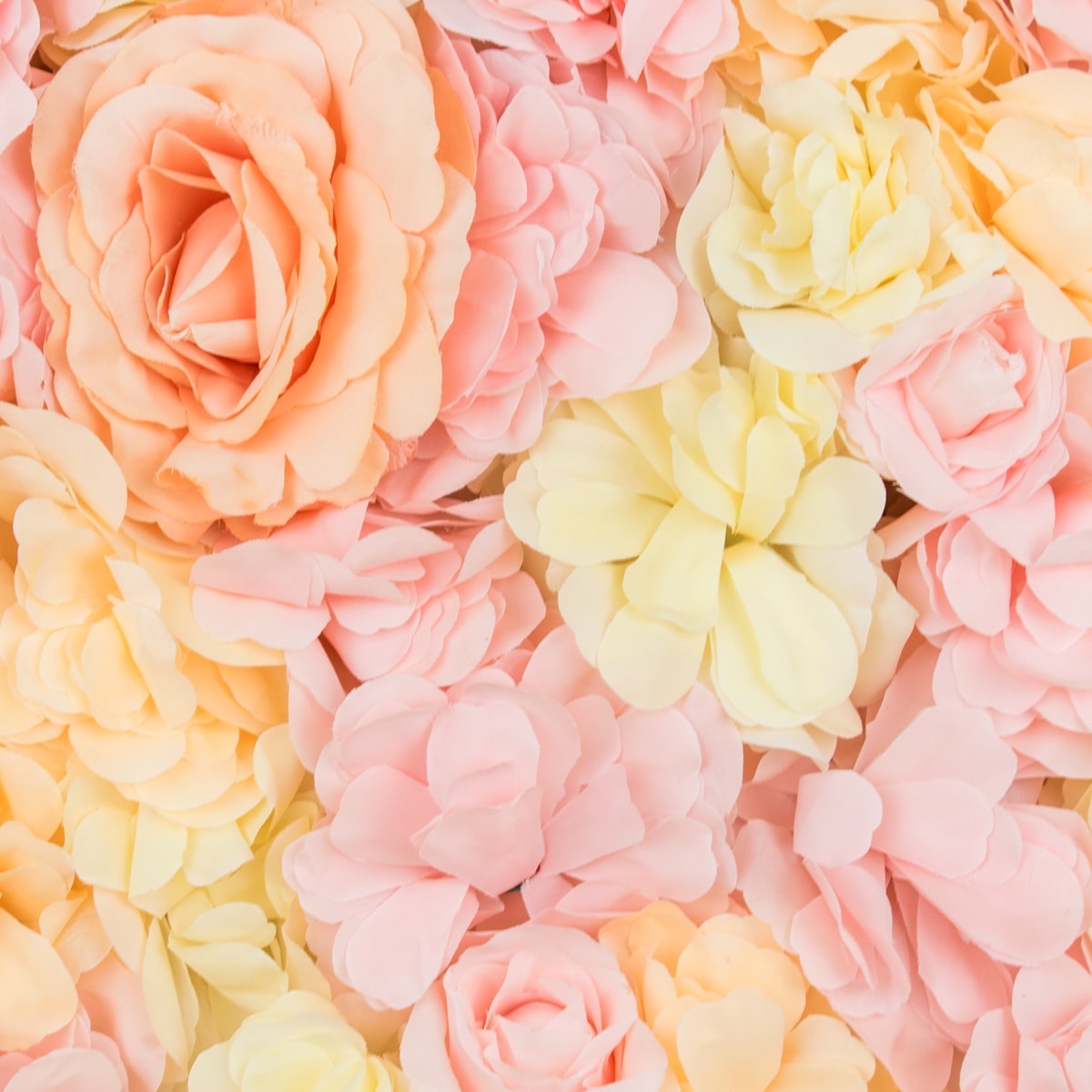 Mixed Pastel Flower Wall Panels Create Amazing Backdrops and Walls!