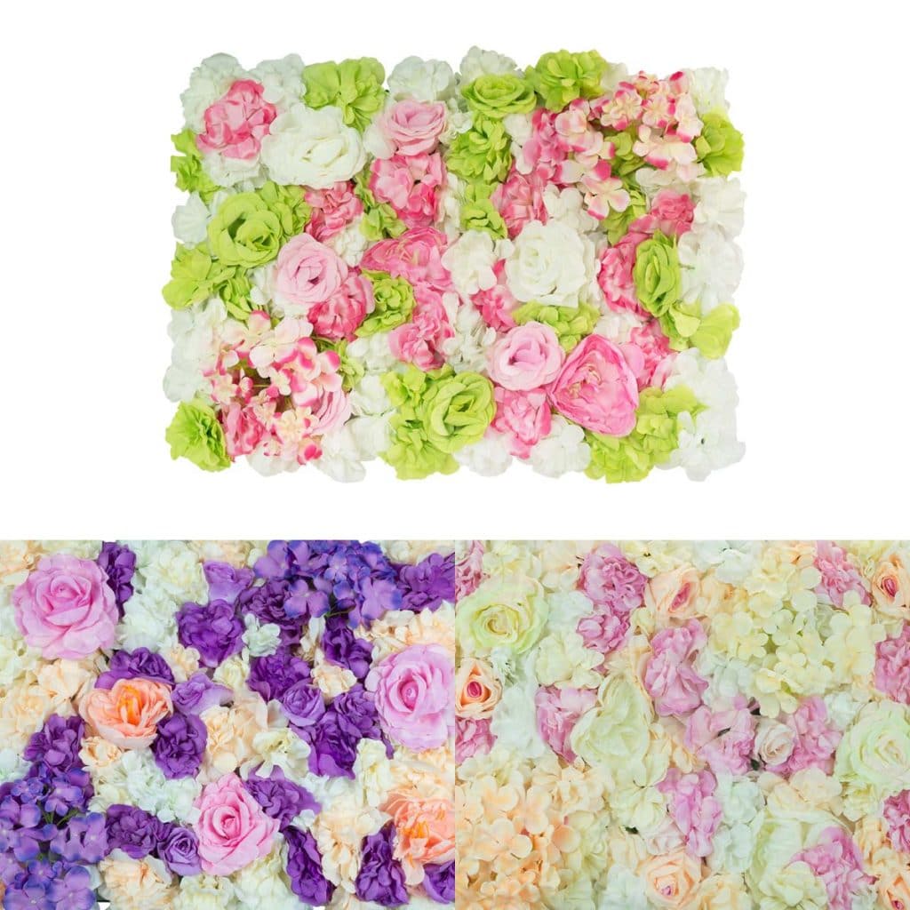 Mixed Pastel Flower Wall Panels Create Amazing Backdrops and Walls!