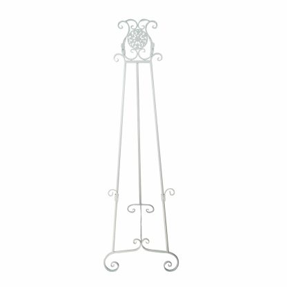 ornate metal display easel - E10 White