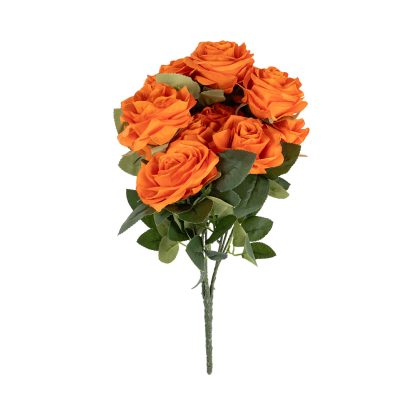 Artificial Rose Flowers - Orange