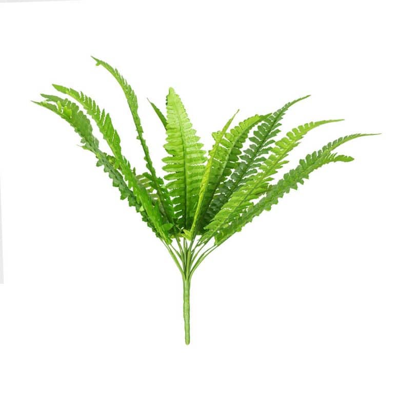 Artificial Boston Fern Spray - Realistic High Quality Tropical Fern Branch