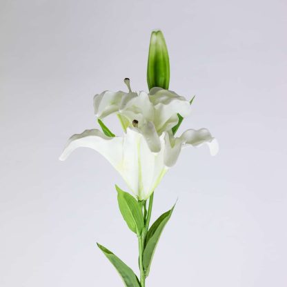 Artificial Deluxe Lily Stem White FLW005_2