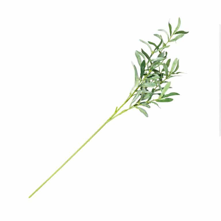 Artificial Olive Leaf Branch 86cm Realistic High Quality Green Foliage