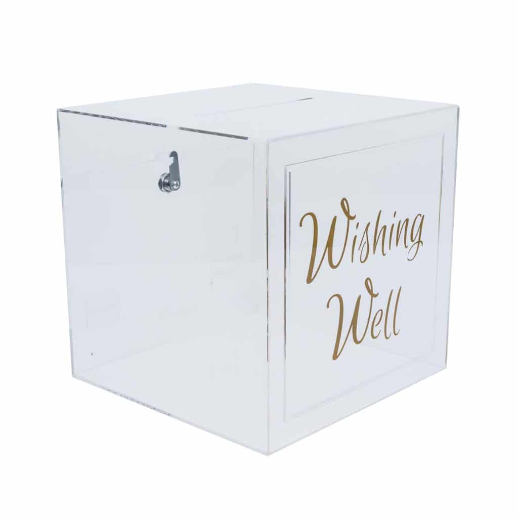 Acrylic Clear Wishing Well - Beautiful Clear Card Keepers!