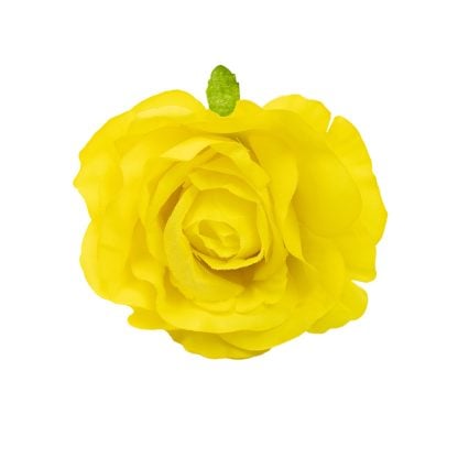 12cm Artificial Rose Heads - Yellow FHD130