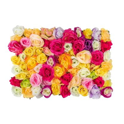 Multi-Colour Rose Flower Wall FW059