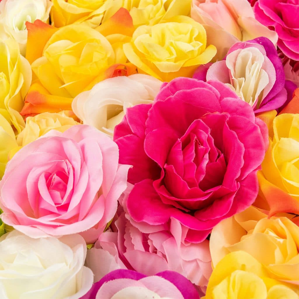MultiColour Rose Flower Wall Panels Create stunning backdrops!