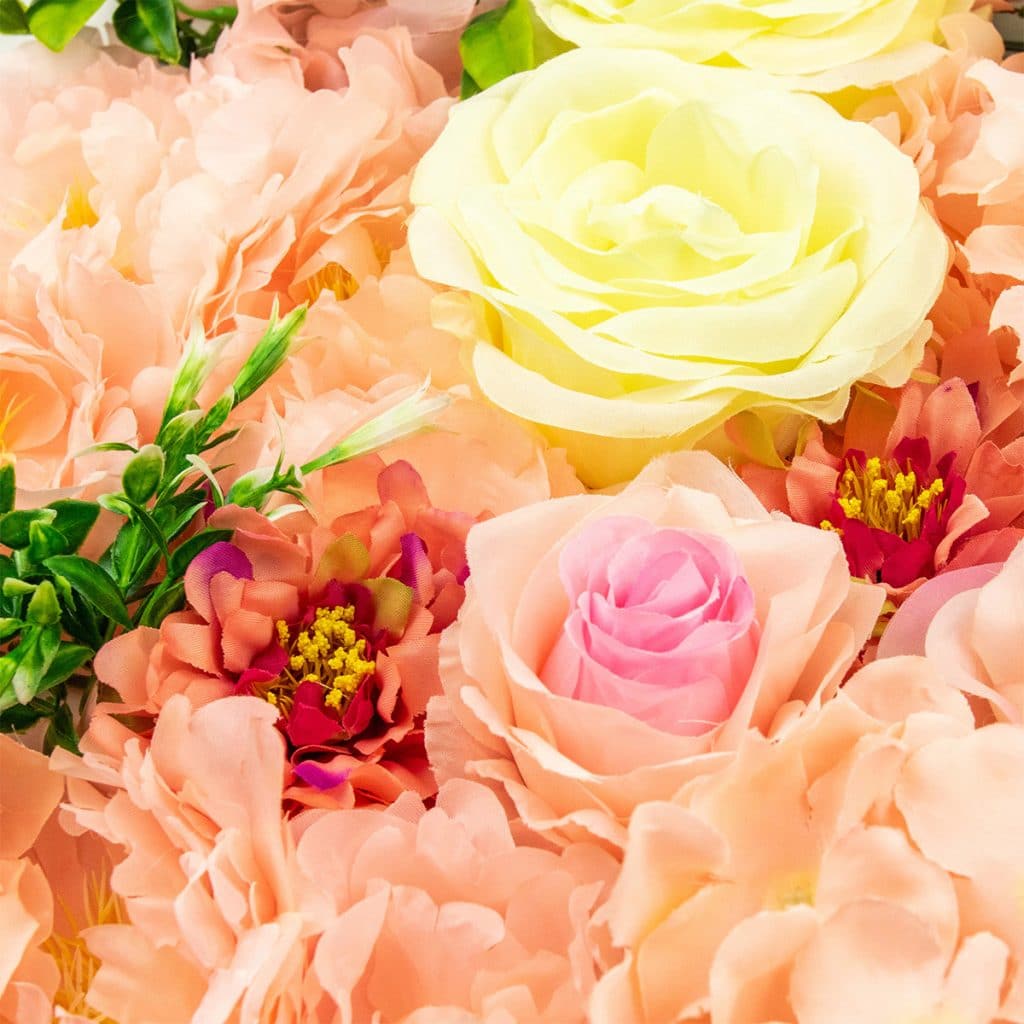 Budget Mixed Pink Flower Wall Panels Create stunning backdrops!