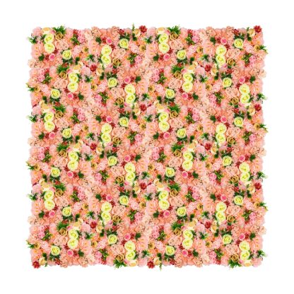 Budget Pink Flower Wall Panels FW063