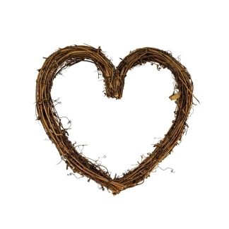 Rattan Heart Wreath RAT008