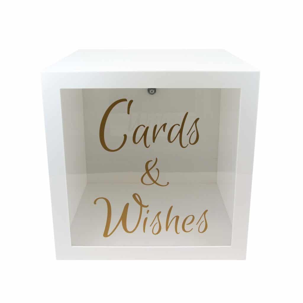 Acrylic Clear Wishing Well - Beautiful Clear Card Keepers!