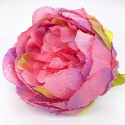 9cm Artificial Peony Flower Heads - Pink