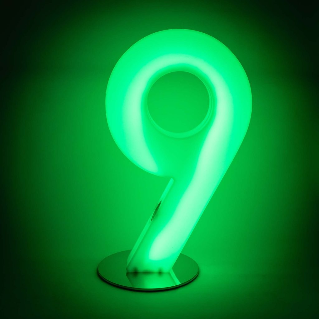 Light Up Numbers 83cm - Rechargable Wireless RGB LED Numbers