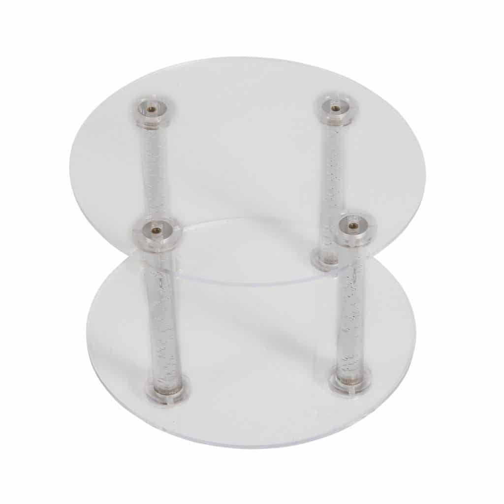 Four Post Acrylic Pedestal - Three Sizes Available