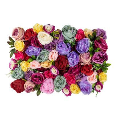 Rose and Peony Flower Wall Panel FW062