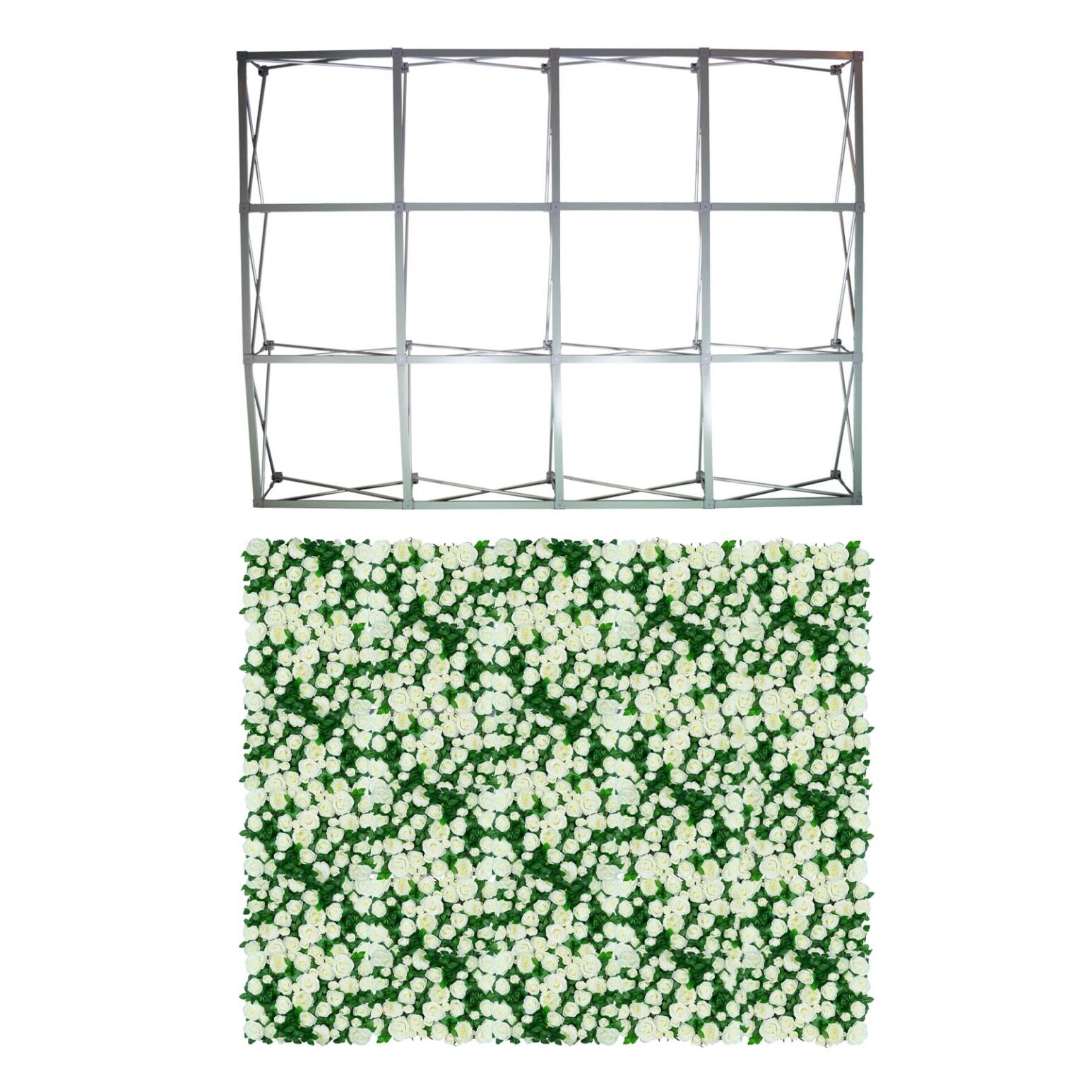 Portable Flower Wall Frame Fold Out and Set Up in Minutes!