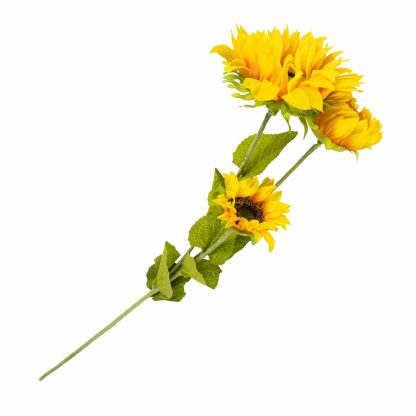 Sunflower Stem - 3 Head 66cm