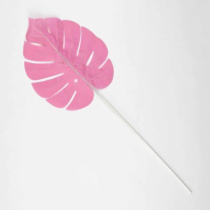 Artificial Coloured Monstera Leaf