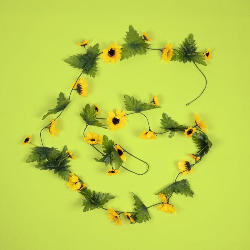 Sunflower Garland Vine 2.4m - Pack of 4