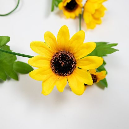 Sunflower Garland Vine 2.4m - Pack of 4