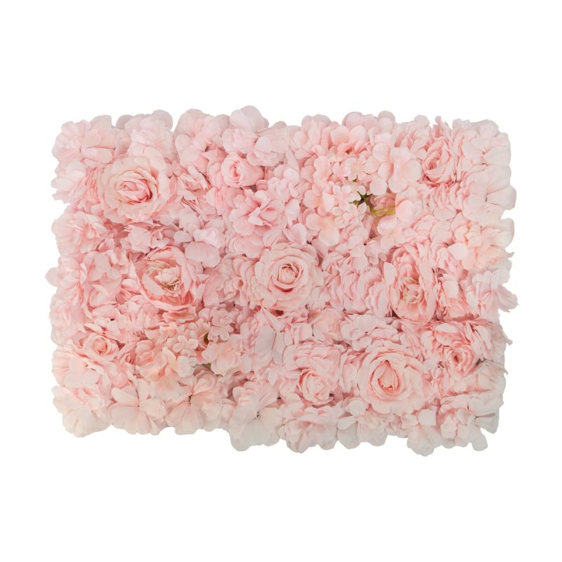 High Quality Pink Mixed Flower Wall Panels