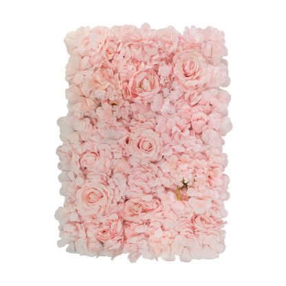 High Quality Pink Mixed Flower Wall Panels