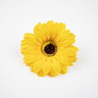 Artificial Sunflower Flower Heads - 20 Pack - 9.5cm