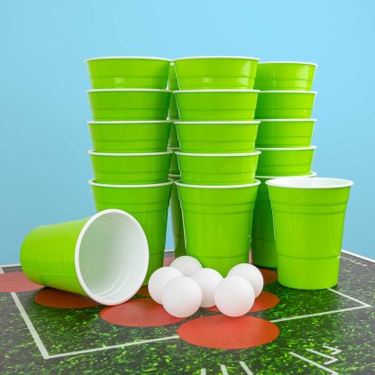 Reusable Beer Pong Cups Green