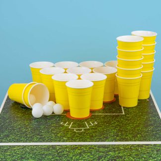 Reusable Beer Pong Cups Yellow