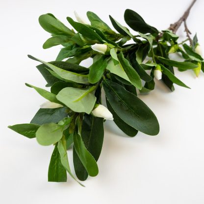 Artificial Greenery Branch With Flower Buds