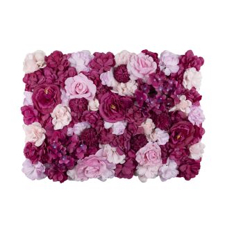 Mixed Flower Wall Panels - Mixed Pinks
