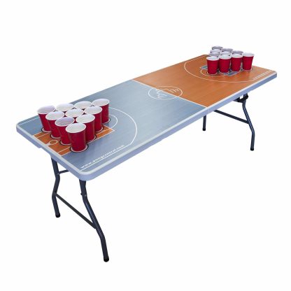 Beer Pong Folding Trestle Table - Basketball Court