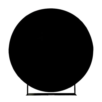 Round Graphic Backdrop - Black