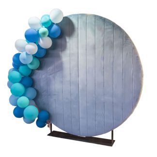 Round Backdrop Stand With Balloons