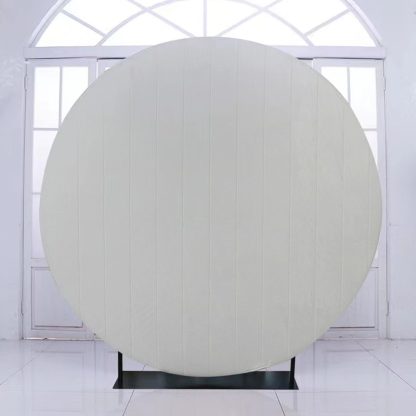 Round Backdrop - White