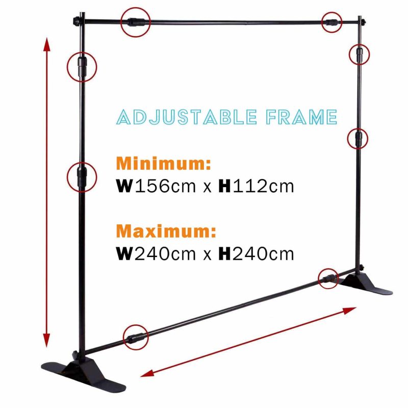 Adjustable Telescopic Backdrop Stand